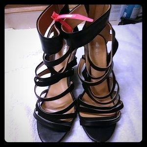 Strappy wedge sandals